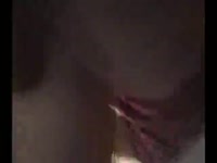 Amateur slut in homemade beastiality porno